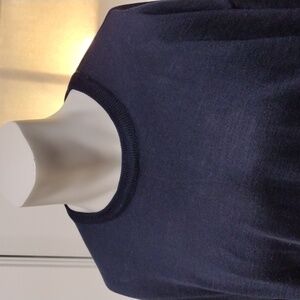 Franco Ponti navy blue wool blend crewneck sweater. Mint condition. Large